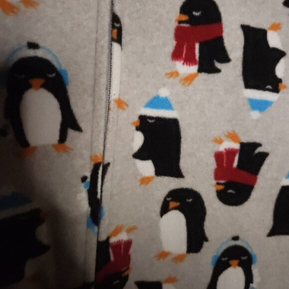 Carter's Toddler Boys Penguin Fleece Footie Pajamas 3T - Picture 3 of 5